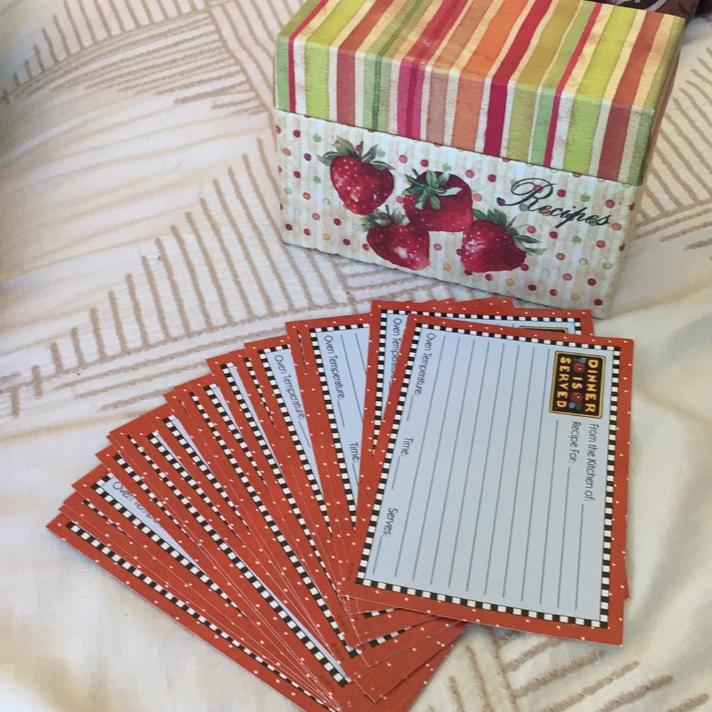 Recipe box